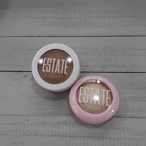 Estate Cosmetics Coco Pressed Bronzer & Dew Me Lit Highlighter